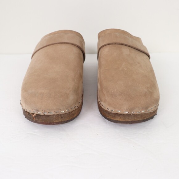 Moheda Tan Suede Clogs size 41 - Picture 4 of 7